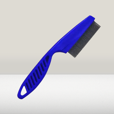 Brosse Chat - CatSheddingHairComb™ - Bleu