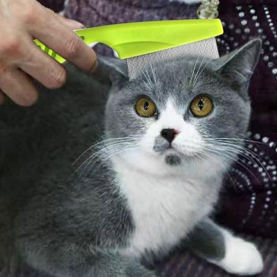 Brosse Chat - CatSheddingHairComb™ - Vert