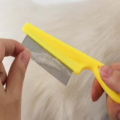 Brosse Chat - CatSheddingHairComb™ - Jaune