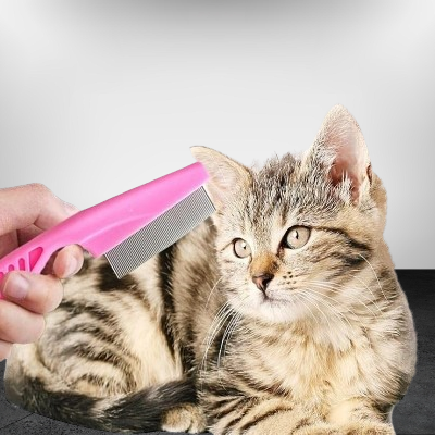Brosse Chat - CatSheddingHairComb™ - Rose