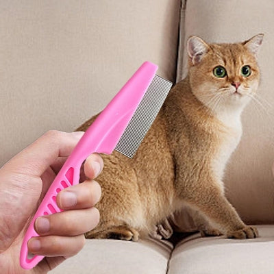 Brosse Chat - CatSheddingHairComb™ - Rose