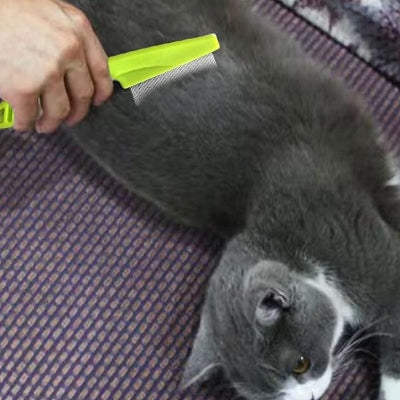 Brosse Chat - CatSheddingHairComb™ - Vert