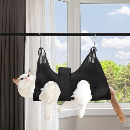 Toilettage Chat - GroomHamac™ - Noir