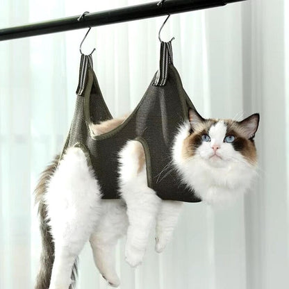 Toilettage Chat - GroomHamac™ - Gris